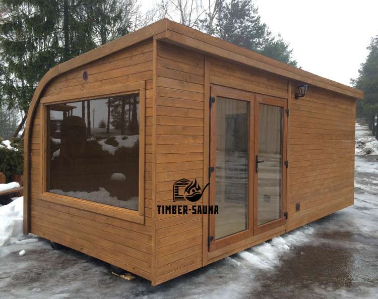 Mobile saunas penguin f2 6 * 2.35 * 2.55 m  