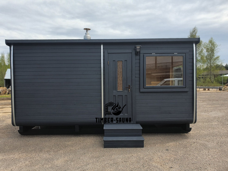 Mobile saunas penguin f3 6 * 2.35 * 2.55 m  